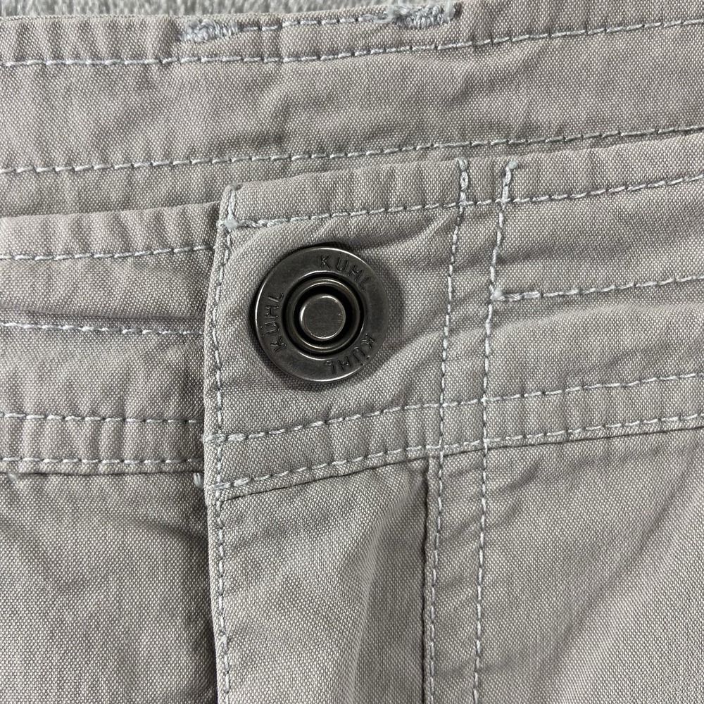 KUHL Shorts women's 10 (32x11) Splash Cargo Pocket Outdoor Gray Hiking Camping - Picture 4 of 11